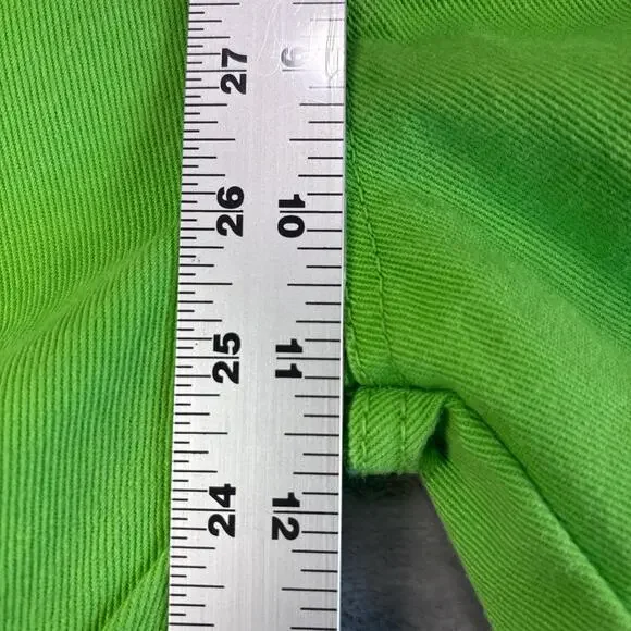 Vintage 90s IMPAQ Green Denim womens Jeans Carpenter Utility size 25/29 - Picture 6 of 8